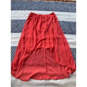 Lauren Conrad high-low skirt